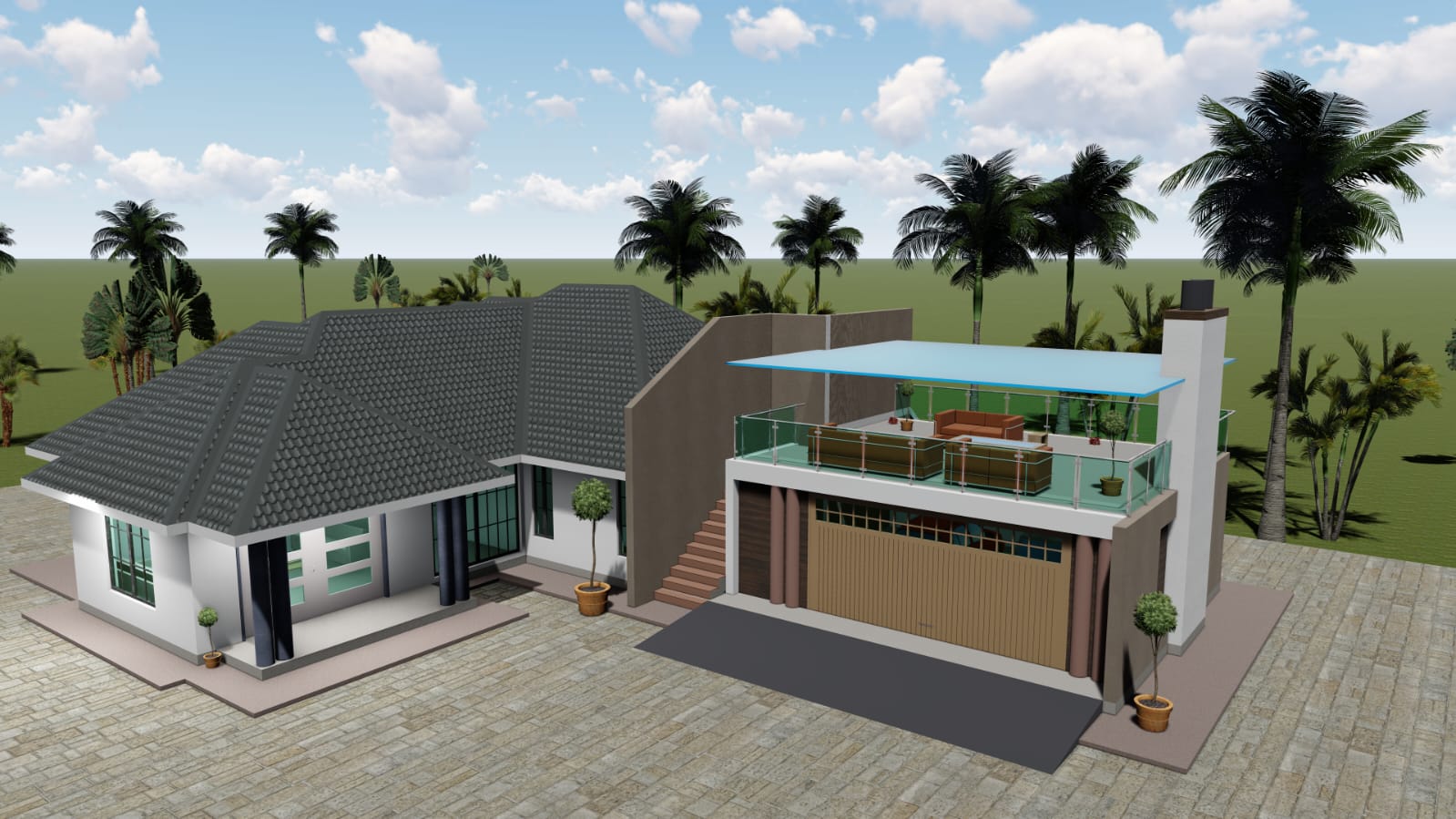 Modern Bungalow Exterior Design